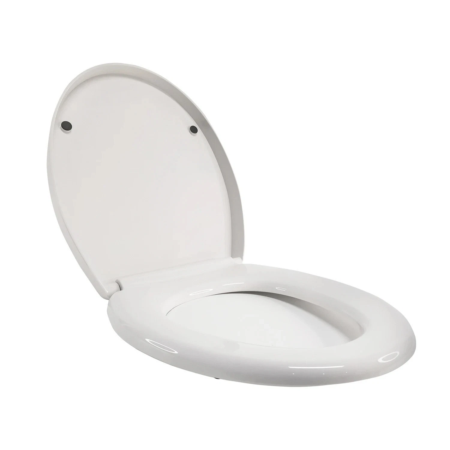 White O-Shap Close Toilet Sea Soft Quick Release | Anti-Bacterial Duroplastic