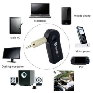 Wireless Car Bluetooth Transmitter Adapter receiver 3.5MM AUX Audio Stereo Music