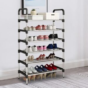 Multi-layer simple shoe rack entrance door storage rack household shoe rack can be stacked to save space shoe rack
